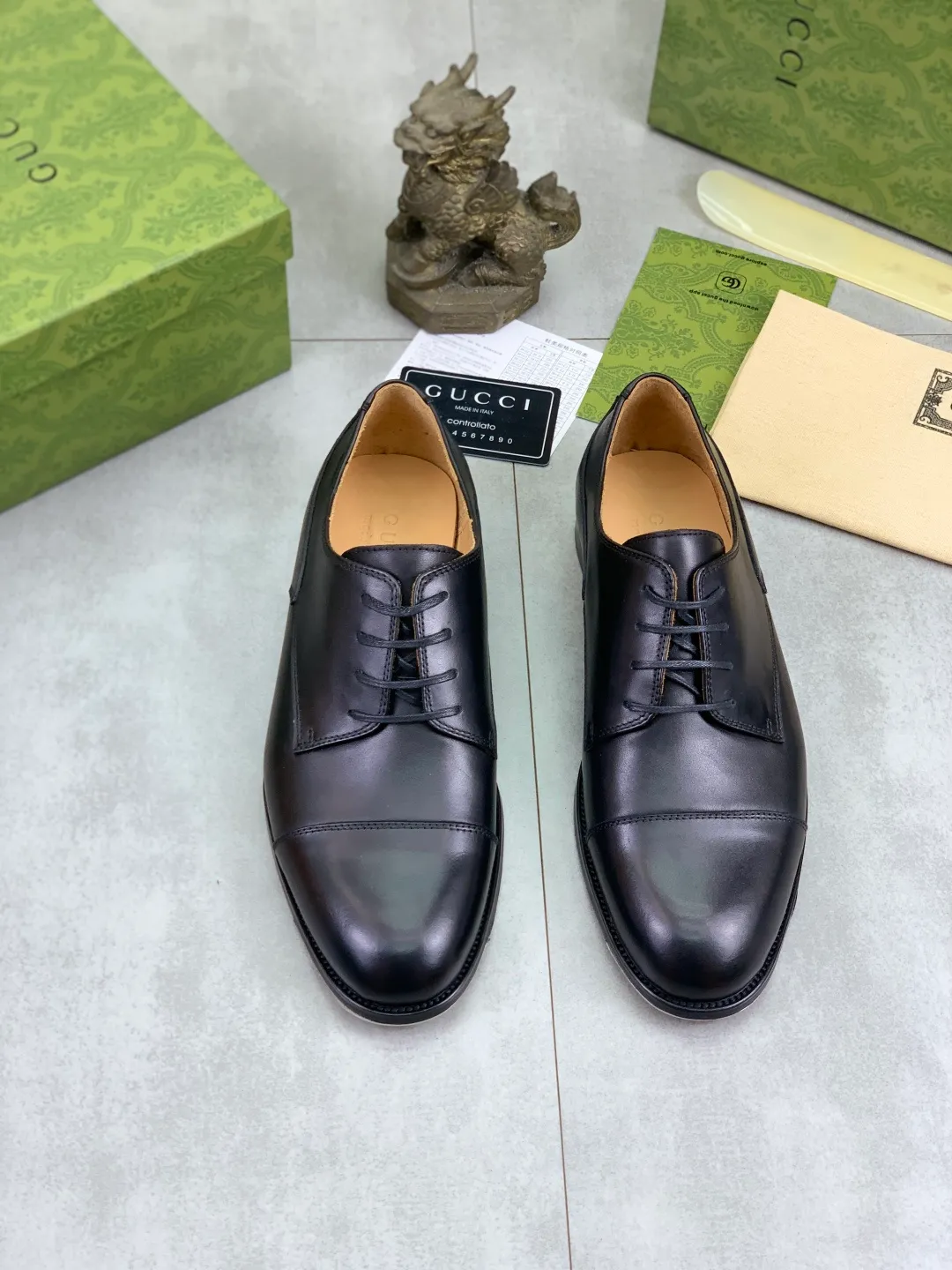 Men's men's shoes 💰P640 [New style] Water dyed cowhide 💰💎💎💎 [Gucci] GUCCI high-end men's formal business leather shoes, original order 1:1! Original imported high-end open-edge beaded calfskin, original metal buckle, imported first-layer cowhide lining for feet. Original high-end outsole, men's shoe size: 39-44 (45 customized) black and brown colors available